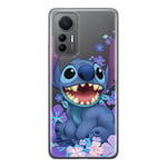 ERT GROUP mobile phone case for Xiaomi MI 12 LITE original and officially Licensed Disney pattern Stich 001 optimally adapted to the shape of the mobile phone, partially transparent