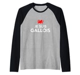 Je Suis Gallois I Am Welsh French Rugby Tour Wales Fans Raglan Baseball Tee