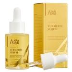 ANAiRUi Sérum Visage Vitamine C au Curcuma, Sérum Eclat Correcteur de Taches Sombres pour la Réparation Jour et Nuit, Sérum Visage avec Niacinamide & Céramides Anti-Âge, Réduisant les Rides 1.05 OZ