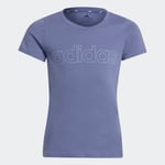 Blå Adidas G LIN T T-skjorte