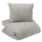 Ester Beige/Grön Småblommigt Barn Bäddset Spjälsäng 100x130 Redlunds