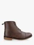 Silver Street London Tintern Leather Lace Up Ankle Boots, Brown