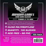 100 Mayday Games Standard Small Square Card Sleeves (70 MM X 70 MM) MDG7124