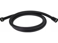 Zucchetti Duschslang För Badkar, Svart, Pvc, 150 Cm, 1/2 Gänga