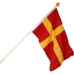 FLAGMORE FASADSET SKÅNE KORSFLAGGA FLAGMORE