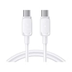 SiGN USB-C till USB-C Kabel 100W, 2m - Vit