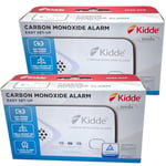 Carbon Monoxide Detector CO Alarm Kidde 2030 DCR Pack of 2