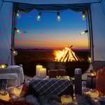 Clas Ohlson Solcellslykta glas