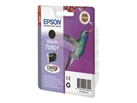 Epson T0801 - 7.4 Ml - Svart - Original - Blister - Bläckpatron - För Stylus Photo P50, Px650, Px660, Px700, Px710, Px720, Px730, Px800, Px810, Px820, Px830