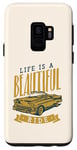 Coque pour Galaxy S9 La vie est une belle balade Voitures classiques Voitures anciennes Roadster