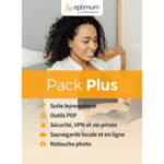 Pack Plus - Microsoft 365 Personnel + FlexiPDF Home &amp; Business + McAfee LiveSafe + Ashampoo Backup Pro 25 + inPixio Photo Studio Pro 12