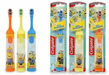 Colgate Kids Battery Powered Extra Soft Toothbrush Minions Brand New Seal Pack