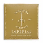 Augustine 650467 Imperial Red Label Jeu de Cordes pour Guitare classique tension forte/moyenne