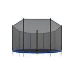 Filet de trampoline - 366 cm - bord extérieur - 8 poteaux