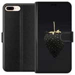 Apple iPhone 8 Plus Plånboksfodral Lyxig Jordgubbe