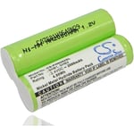 vhbw Batterie compatible avec Braun 5506, 5520, 5525, 5550, 5580, 5584, 5585, 5509 rasoir tondeuse électrique (2000mAh, 2,4V, NiMH)