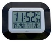 Radio Controlled Large Screen LCD Wall Or Desk Clock ( UK & Ireland Version )