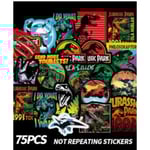 LAGERRENSNING Jurassic park och dinosaurier klistermärken - 50 pack jurassic park