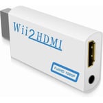 INF Nintendo Wii till HDMI adapter - full HD 1080p - Snabba leveranser Vit
