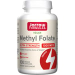 Jarrow Formulas Methyl Folate 1000mcg 100 Veggie Capsules | Ultra Strength