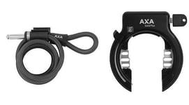 Runkolukko AXA/Basta Solid Xl Plus + Newton 150/10 Lukitusvaijeri