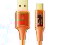 Mcdodo Usb Cable Mcdodo Ca-3150 Usb-C Cable, 6A, 1.8M (Orange)