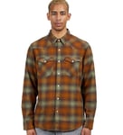 Levi's Men's Barstow Western Standard Woven shirts, Stanley Plaid Monks Robe, M