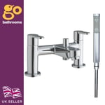 Bath Shower Mixer Tap Chrome Finish Includes Handset & Hose| Kalm