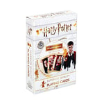 Waddingtons Number 1 Harry Potter Playing Card Game, enter the magical world of Hogwarts and play with Harry, Ron, Hermione, Dumbledore, Snape and Hagrid, gift and toy for boys and girls Aged 4 plus