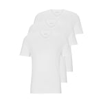 BOSS Men's 3-Pack V Neck Jersey T-Shirts Underwear, White, XXL (Pack of 3)