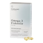 Porsano Omega-3 Fiskeolje - 60 Kapslar