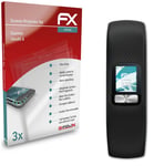 atFoliX 3x Screen Protector for Garmin Vivofit 4 Protective Film clear&flexible