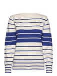 Block Stripe Boat Neck Blue GANT