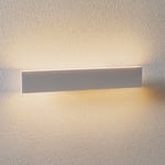 Trio Lighting Concha-LED-seinävalaisin 47 cm, valkoinen
