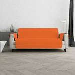 Italian Bed Linen Housse de canapé matelassée Sogni‿e Capricci imperméable à la Mode Orange/Jaune 3 Places