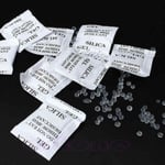 Sachets Desiccant 100 Packets  Lot Silica Gel Pouches Moisture Proof