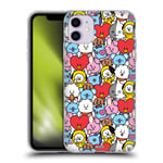 Head Case Designs Officially Licensed BT21 Line Friends Colourful Basic Patterns Soft Gel Case Compatible With Apple iPhone 11
