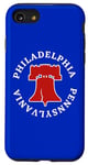 Coque pour iPhone SE (2020) / 7 / 8 Philadelphie Pennsylvanie Liberty Bell Patriotic Philly