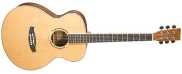 Tanglewood DBT F HR Discovery Acoustic Guitar - Figured Hawaiian Rainwood