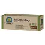 If You Care Compostable Tall Food Waste Bag - 12 Bags - 13 Gallon/49.2L