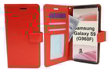 Crazy Horse Wallet Samsung Galaxy S9 (G960F) (Röd)