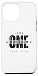 Coque pour iPhone 12 Pro Max Love One Another John 13:34 Citation du verset de la Bible chrétienne