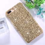 Ruthlessliu New For iPhone 8 Plus & 7 Plus Colorful Sequins Paste Protective Back Cover Case (Black) (Color : Gold)