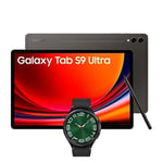 Samsung Galaxy Tab S9 Ultra WiFi Android Tablet, 1TBStorage, Graphite, 3 Year Extended Warranty with a Samsung Galaxy Watch6 Classic, Bluetooth, 47mm, Graphite (UK Version)