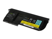 Green Cell - Batteri för bärbar dator (likvärdigt med: Lenovo 45N1079) - litiumjon - 6-cells - 4400 mAh - svart - för Lenovo ThinkPad X220 Tablet X220i Tablet X230 Tablet X230i Tablet