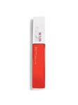 Maybelline Lipstick, Superstay Matte Ink Longlasting Liquid Orange Red Lipstick Up to 12 Hour Wear, Non Drying 25 Heroine