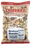 Brazil Nuts 1kg Broken - 100% Raw Broken Brazils 1 kg Large Bag Fresh Natural Brasil Pieces Premium Quality Edible Brazilian Brasilian Nut Snack Bulk Keto Paleo Protein Selenium Non GMO Vegan PURIMA