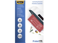 Fellowes Laminating Pouches Protect 175 Micron - 175 mikron - 100-pack - glättat - transparent - A3 (297 x 420 mm) lamineringsfickor