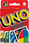 Mattel Games UNO, Classic Card Game for Kids and Adults for Family Game Night, U