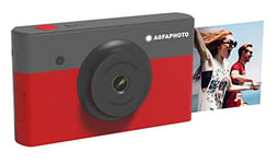 AGFA Photo - Realipix - Appareil Photo Numérique Instantané avec Impression - Sublimation Thermique - Bluetooth - Rouge